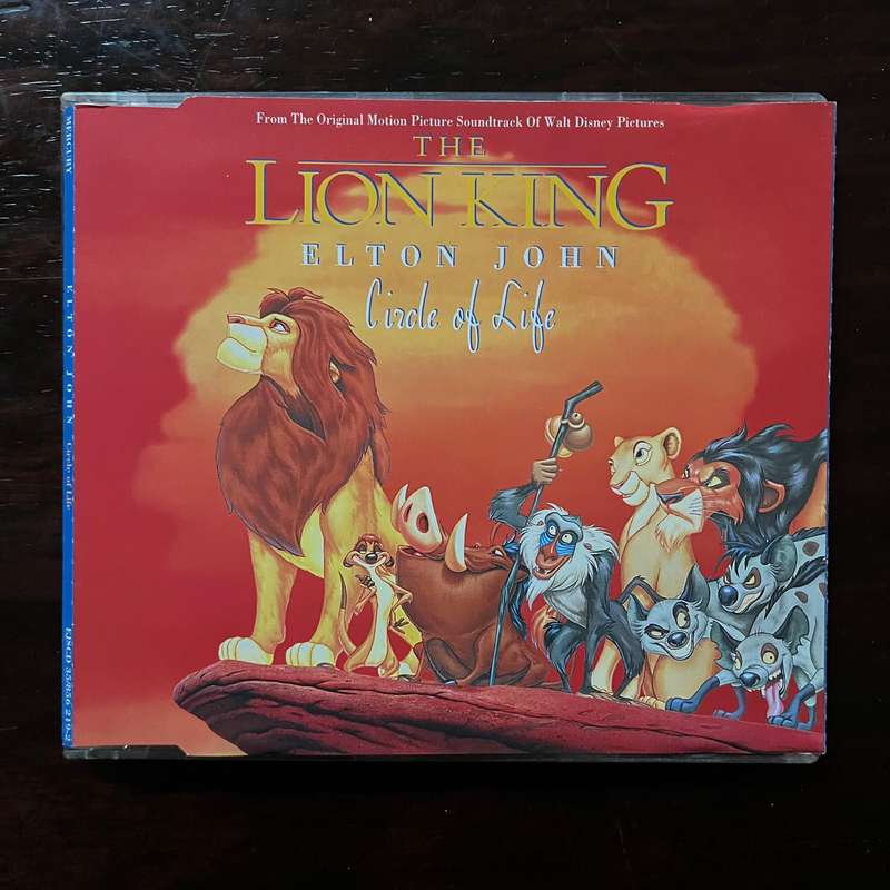 Elton John - Circle Of Life CD Single Import