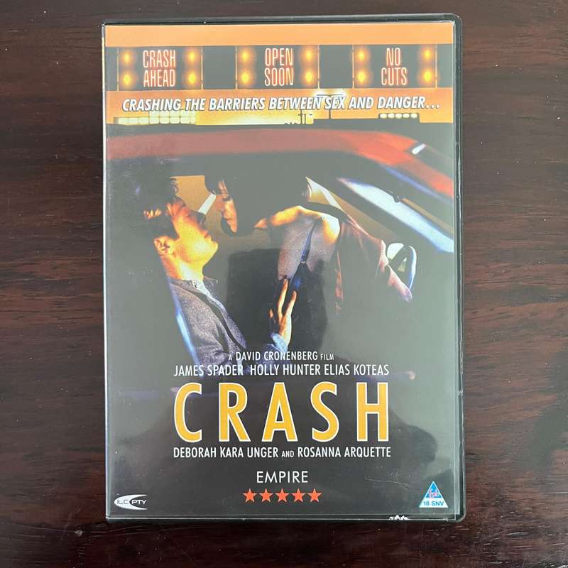 Crash DVD David Cronenberg Body Horror South African Press