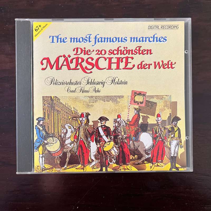 The Most Famous Marches - Die 20 Schonsten Marsche Der Welt  CD Import