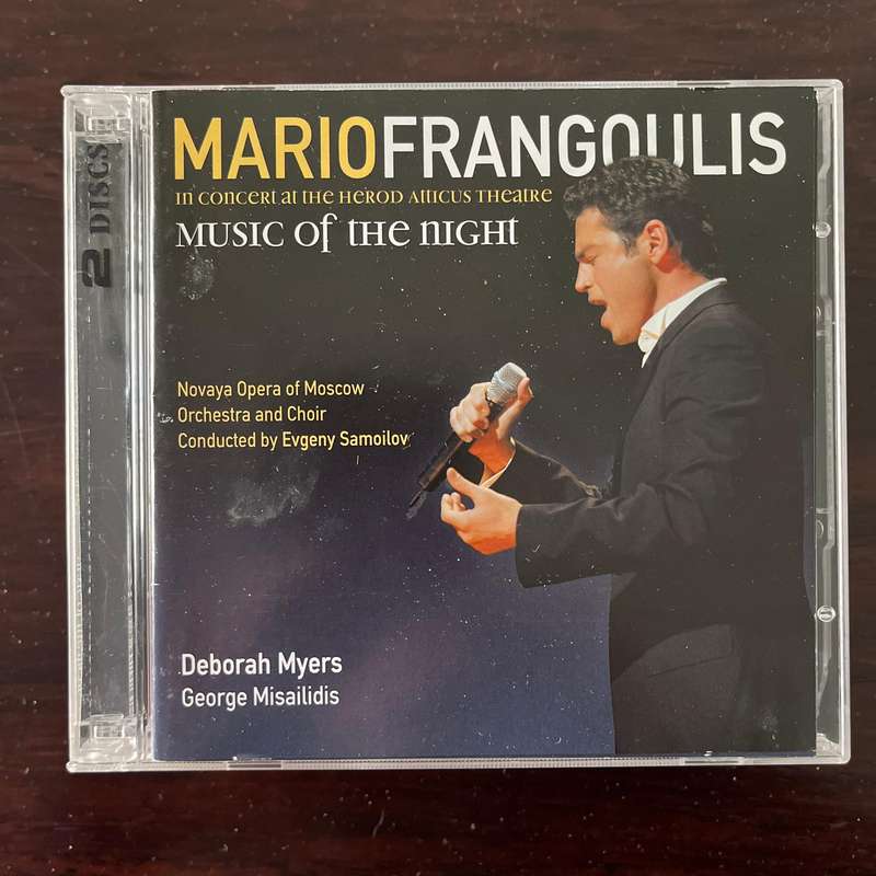 Mario Frangoulis - Music Of The Night CD DVD Contemporary Classical South African Press