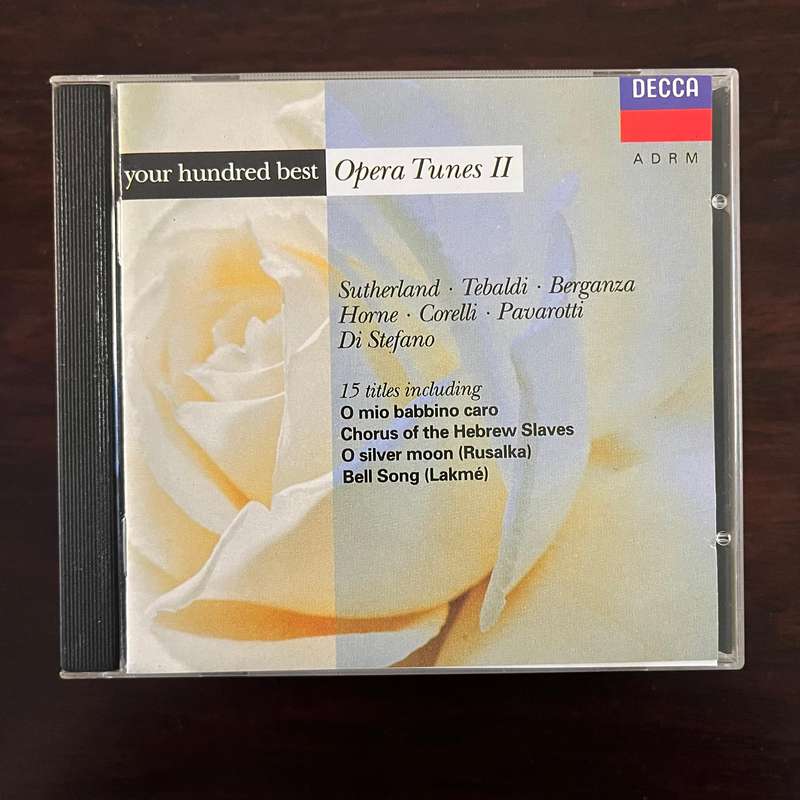 Your Hundred Best Opera Tunes II CD Decca Classical South African Press