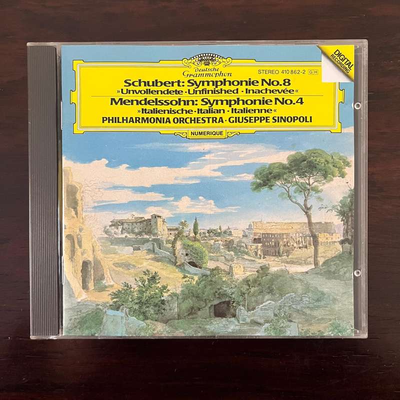 Schubert - Symphonie No.8 CD Import Deutsche Grammophon