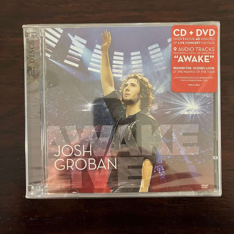 Josh Groban - Awake Live CD DVD South African Press New and Sealed