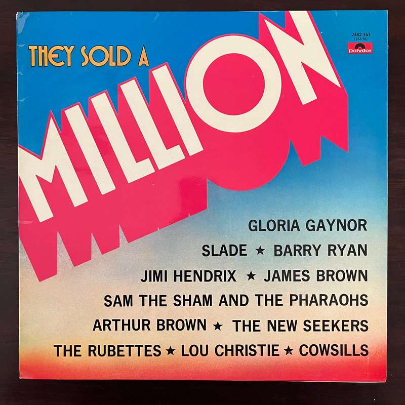 They Sold A Million Vinyl LP Compilation South African Press Jimi Hendrix James Brown