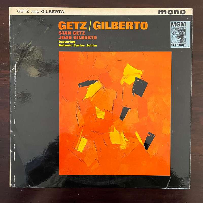 Getz / Gilberto - Getz / Gilberto Vinyl LP Latin Jazz Rare Mono South African Press