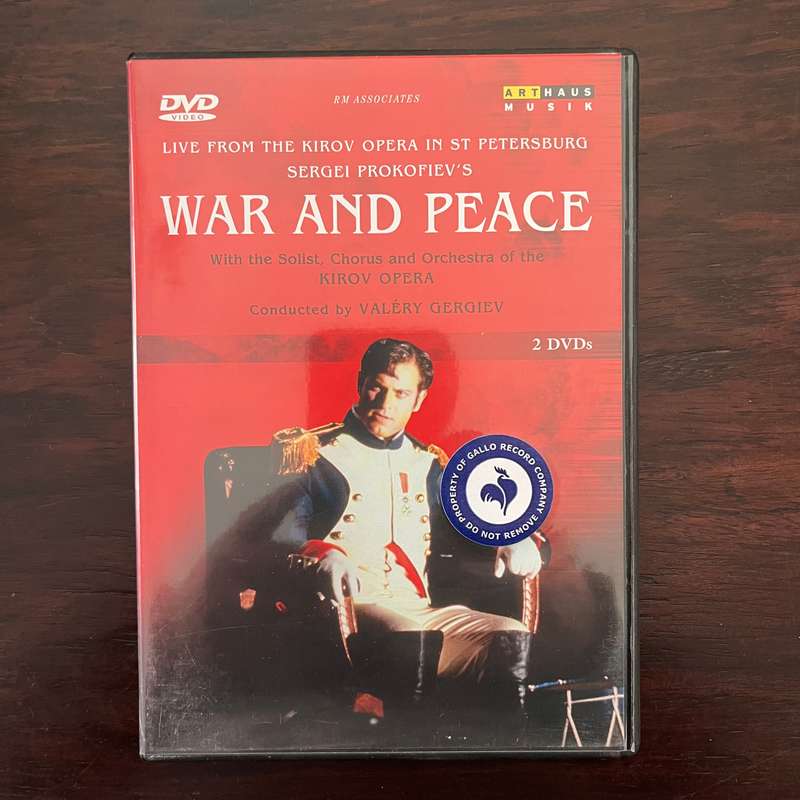 War and Peace Prokofiev Opera 2DVD Import