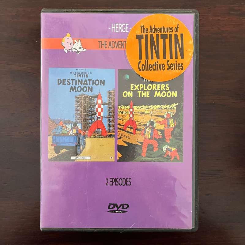 Tin Tin - The Adventures Two Episodes DVD South African Press