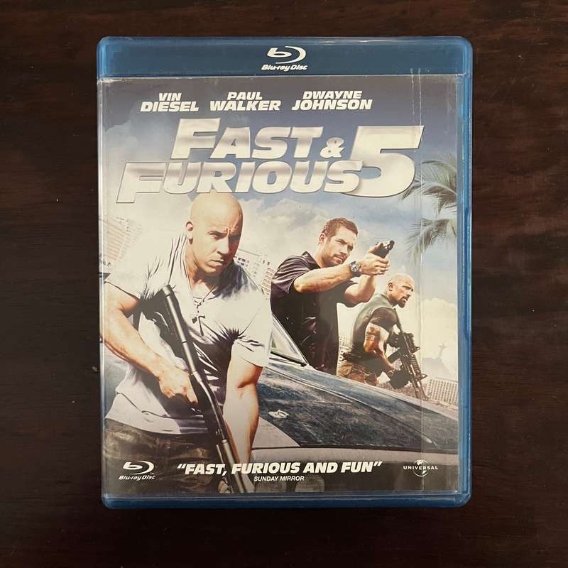 Fast & Furious 5 Blu Ray South African Press