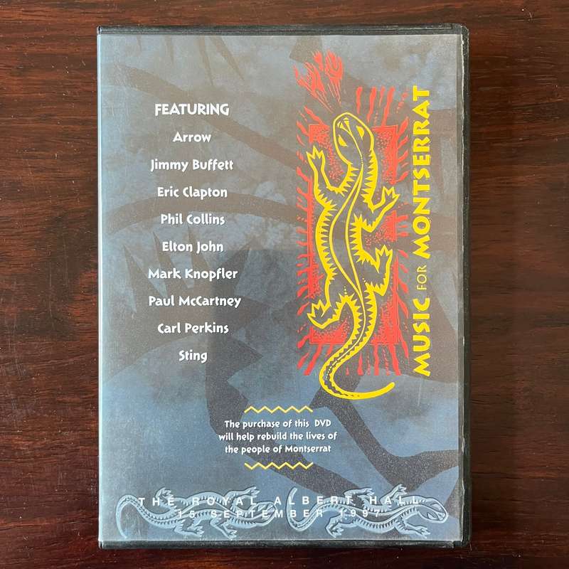 Music For Montserrat DVD Royal Albert Hall Eric Clapton Mark Knopfler Sting