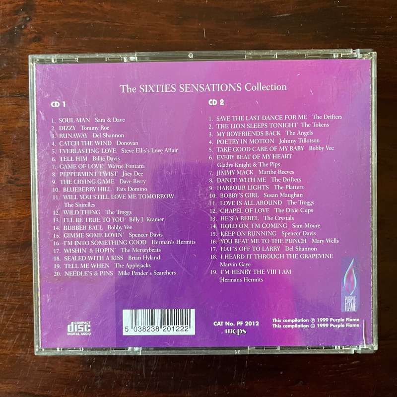 The Sixties Sensations Collection 2CD Import Troggs Drifters Spencer Davis