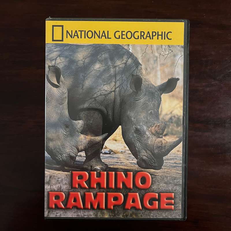 National Geographic - Rhino Rampage DVD South African Press