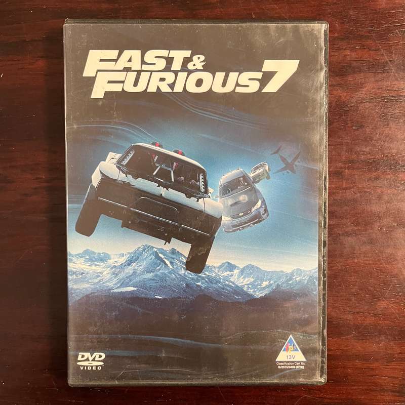 Fast & Furious 7 DVD South African Press