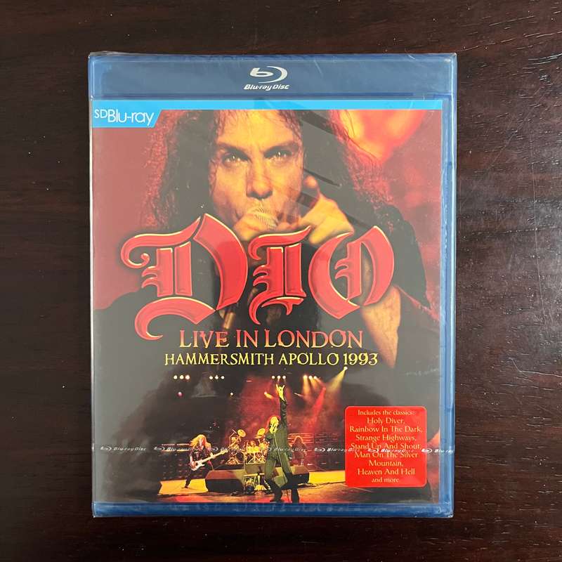 Dio - Live In London Hammersmith Apollo 1993 Blu Ray New and Sealed
