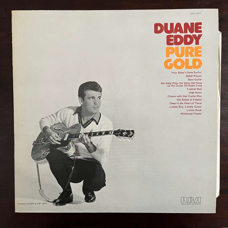 Duane Eddy - Pure Gold Vinyl LP US Press Rockabilly