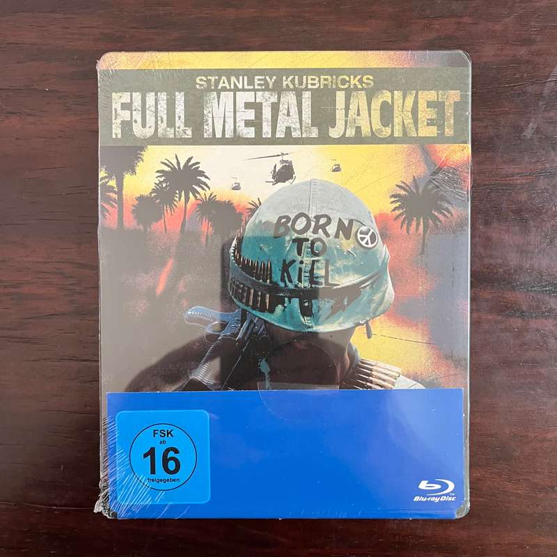 Full Metal Jacket Blu Ray Steelbook Rare OOP German Press New and Sealed
