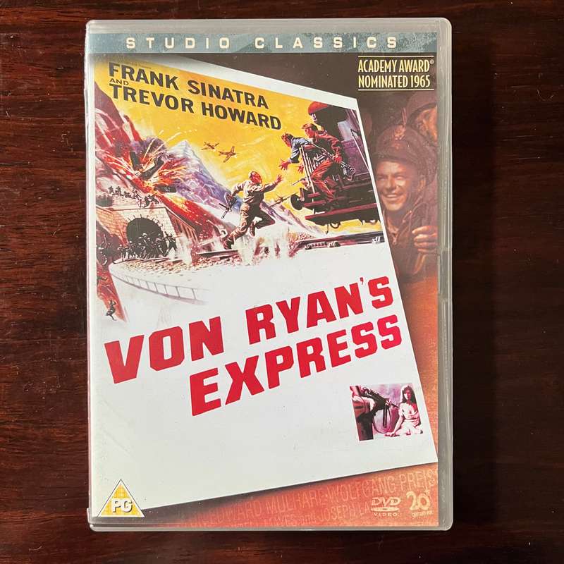 Von Ryans Express (1965) DVD Frank Sinatra Trevor Howard UK Press