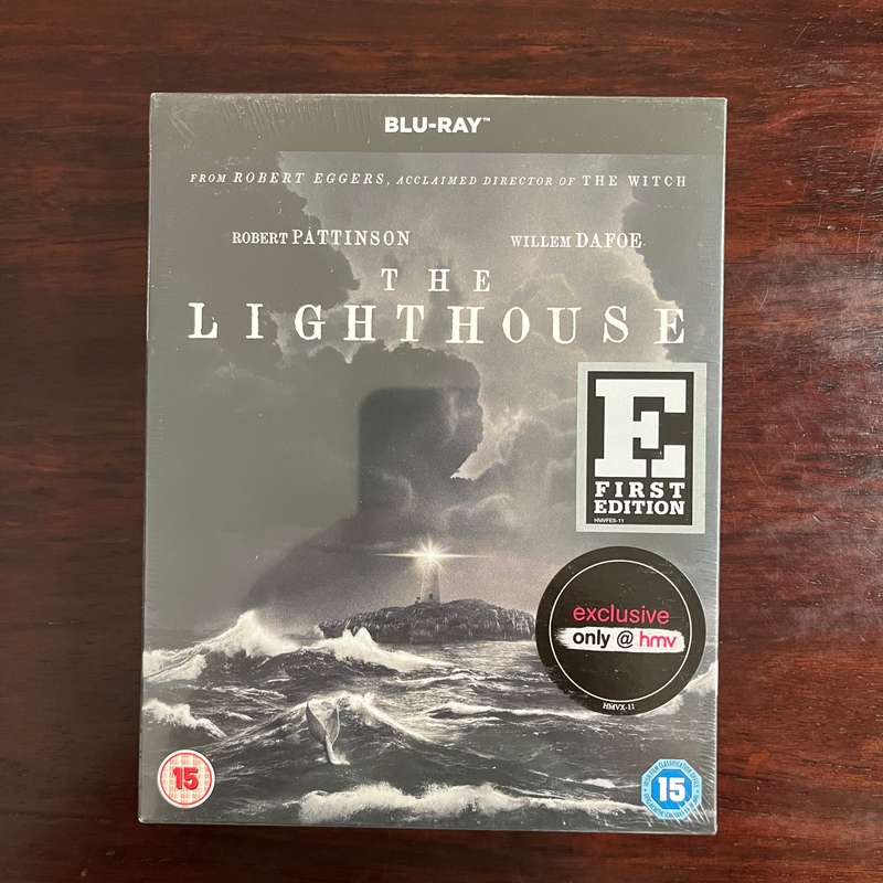 The Lighthouse Blu Ray Rare Limited to 1000 HMV Exclusive First Edition Robert Eggers New Sealed
