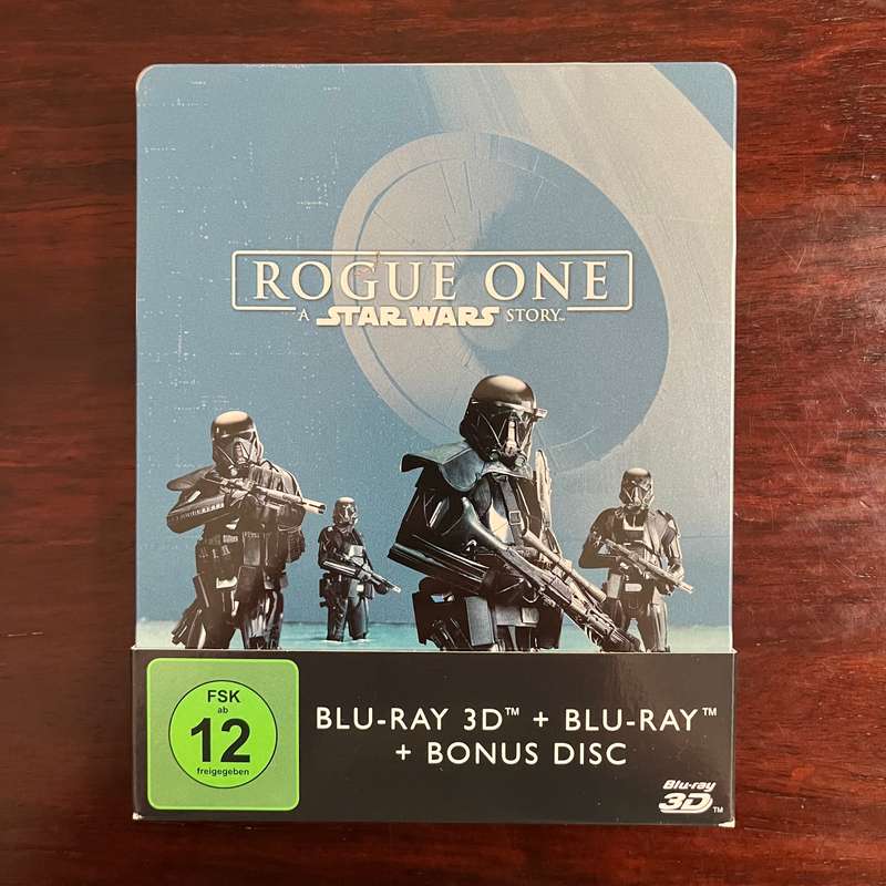 Star Wars - Rogue One Three Disc Blu Ray Steelbook German Press