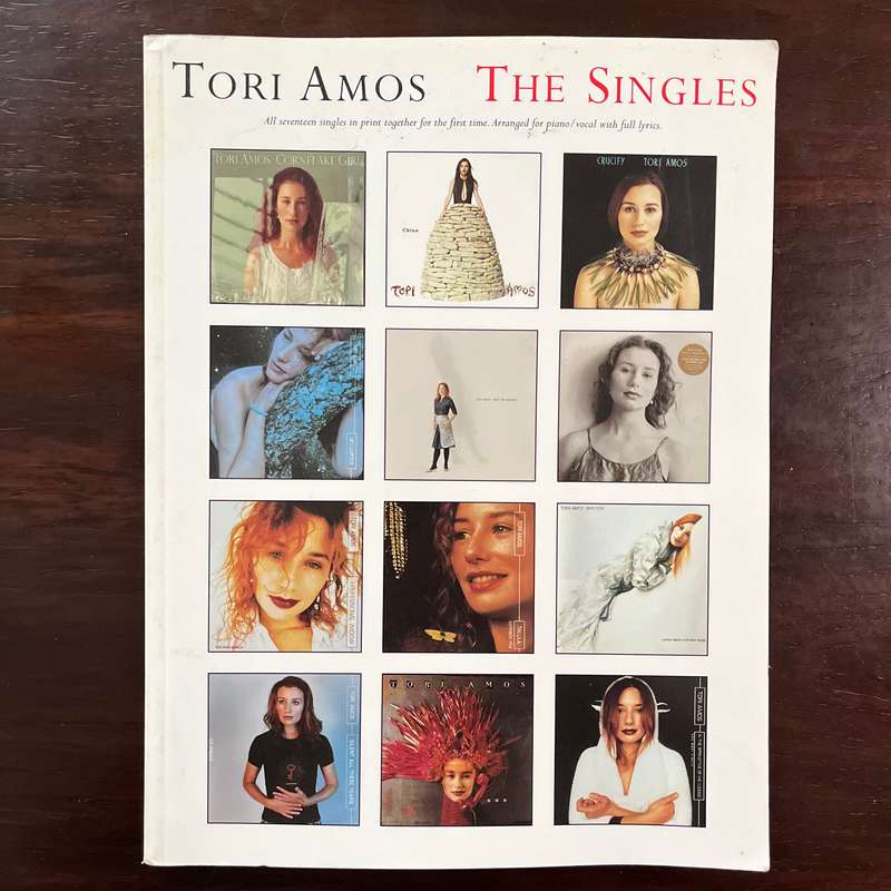 Tori Amos - The Singles Piano/Vocal Tablature Book