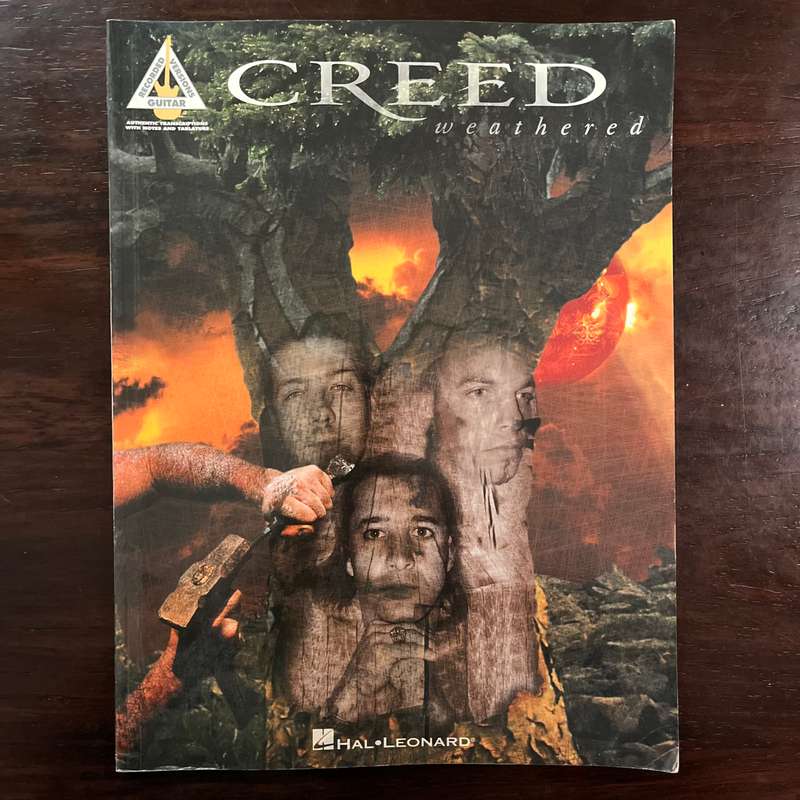 Creed - Weathered Guitar Tablature Book Rare OOP