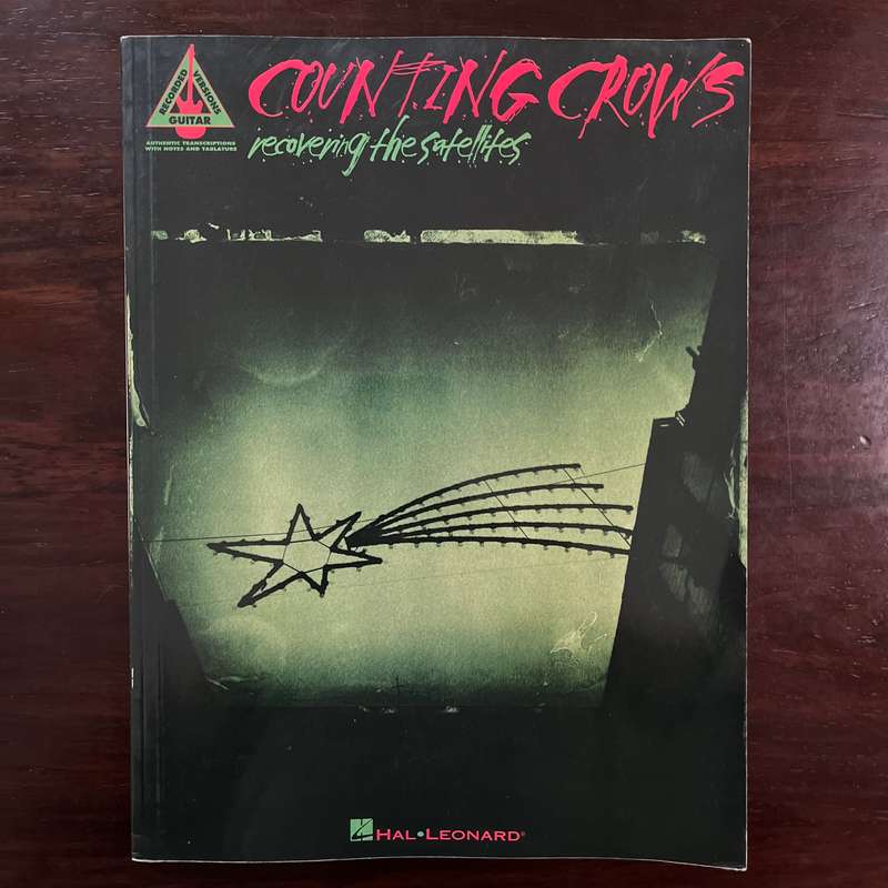 Counting Crows - Recovering The Satellites Guitar Tablature Book Rare OOP