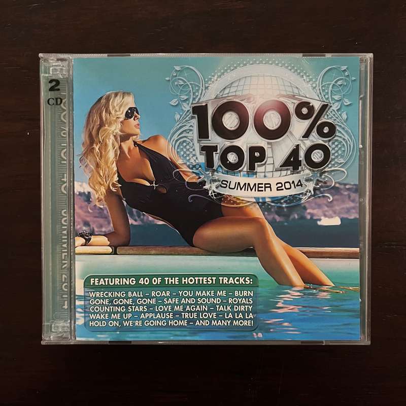 100% Top 40 Summer 2014 2CD Compilation Katy Perry Ellie Goulding Bruno Mars