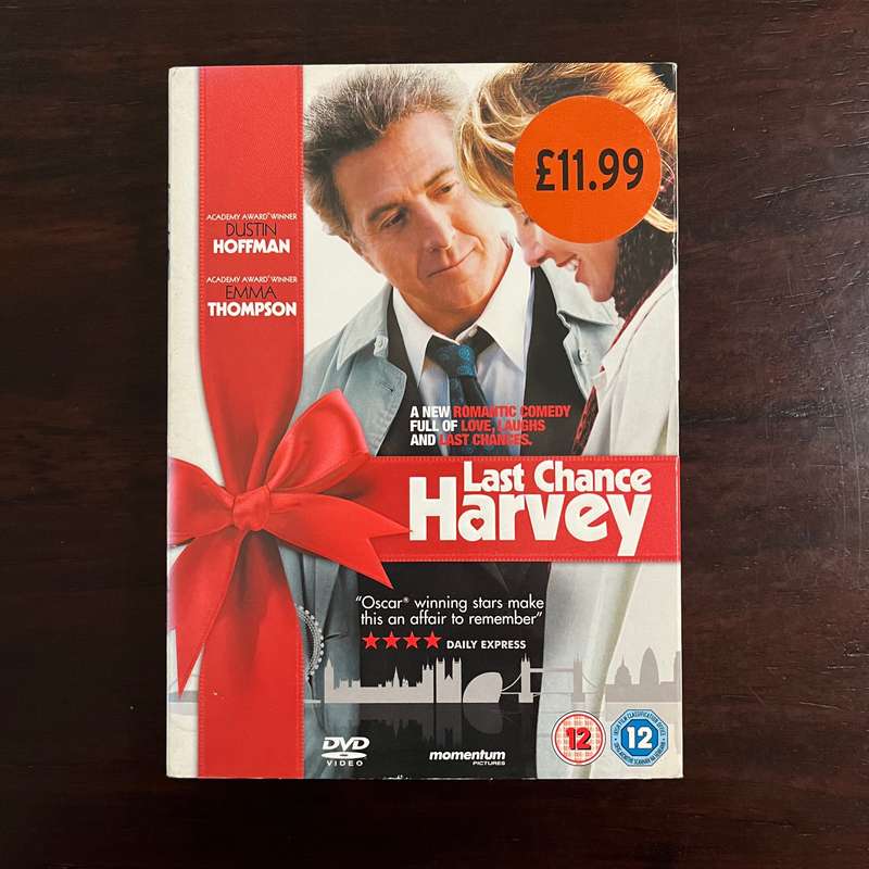 Last Chance Harvey DVD UK Press Dustin Hoffman Emma Thompson
