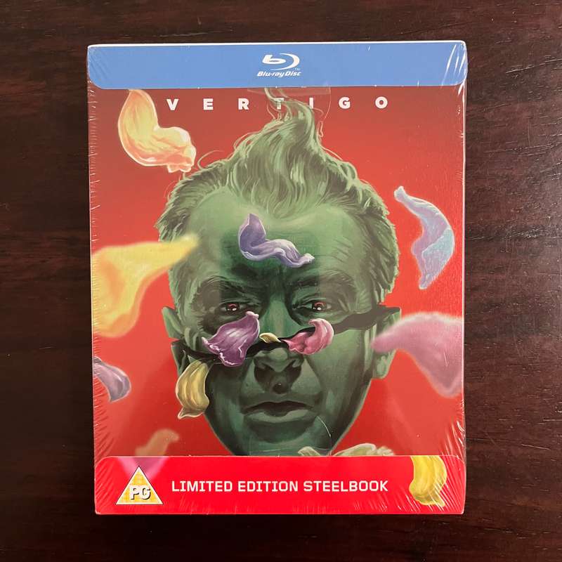 Vertigo Blu Ray Steelbook Rare OOP UK Zavvi Exclusive Edition Hitchcock New Sealed