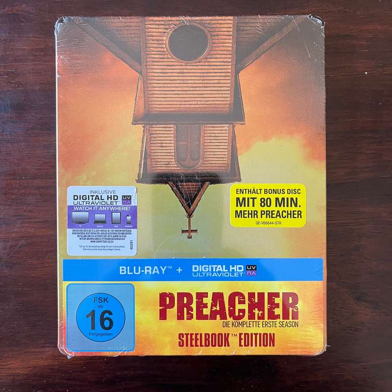 Preacher - The Complete First Season Blu Ray Steelbook Limited Edition German Press New Sealed