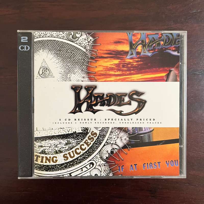 Hades - Resisting Success / If At First You Don't Succeed 2CD Thrash Speed Metal
