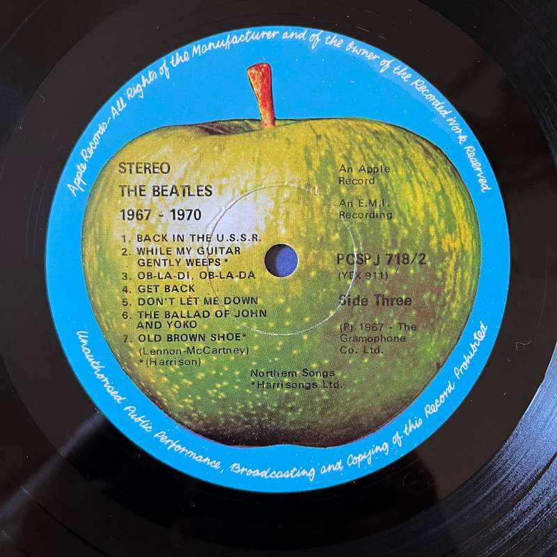 The Beatles - 1967-1970 Vinyl 2LP South African Press