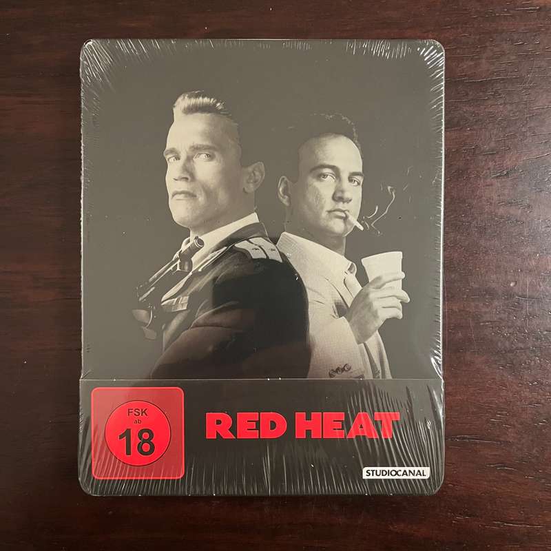 Red Heat Blu Ray Steelbook German Edition Rare OOP Schwarzenegger