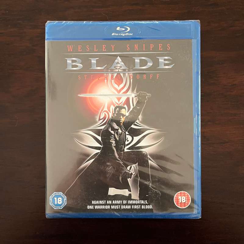 Blade Blu Ray UK Press New and Sealed Wesley Snipes
