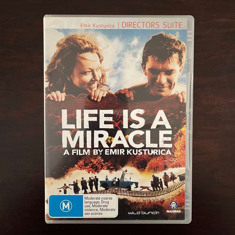 Life Is A Miracle DVD Zone 4 Australian Press French Cinema Eng Subs Cannes Selection