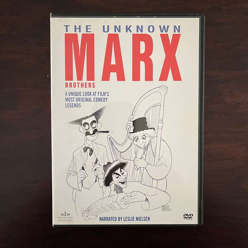 The Unknown Marx Brothers DVD Documentary Zone 1 US Press