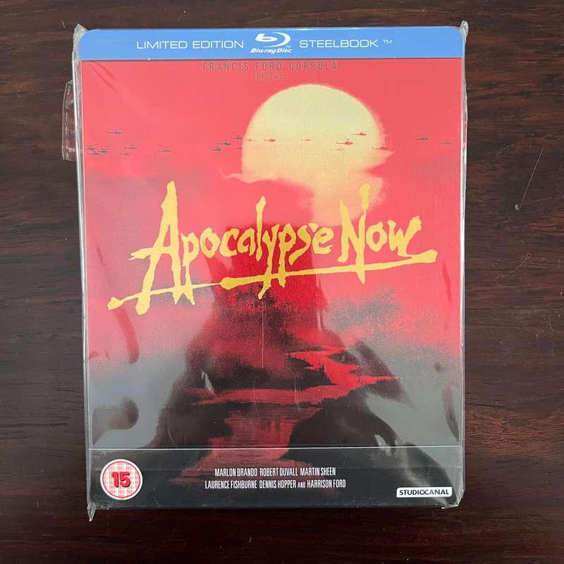 Apocalypse Now Three Disc Blu Ray Steelbook Rare OOP incl Hearts Of Darkness UK Press