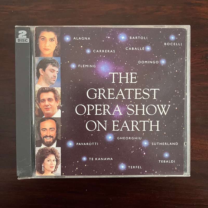 The Greatest Opera Show on Earth 2CD South African Press Pavarotti Domingo