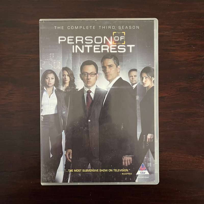 Person Of Interest - The Complete Third Season 6DVD Set South African Press