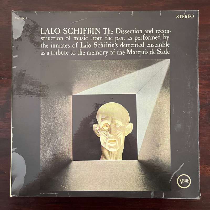 Lalo Schifrin - The Dissection...Marquis De Sade Vinyl LP South African Press Jazz