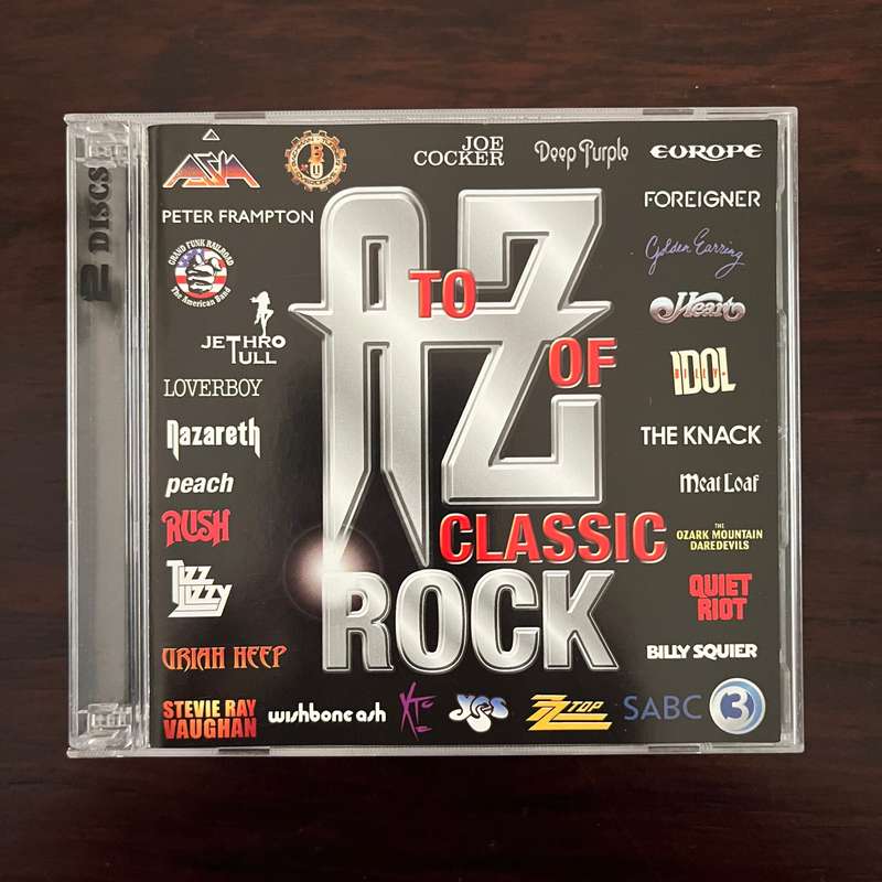 A To Z Of Classic Rock 2CD Compilation ZZ Top XTC Thin Lizzy Rush