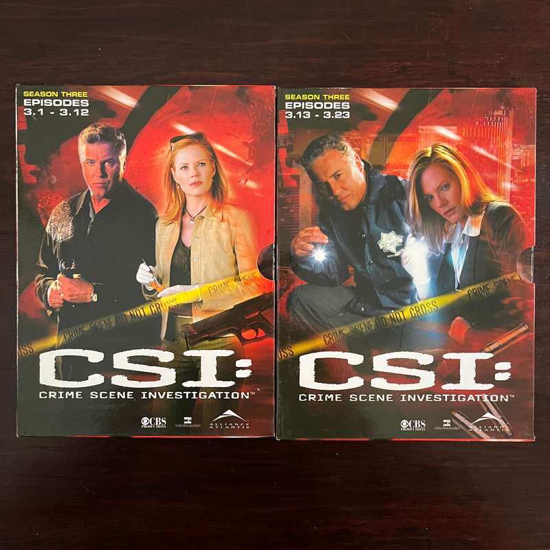 CSI Crime Scene Investigation - Season Three South African Press 6DVD Set