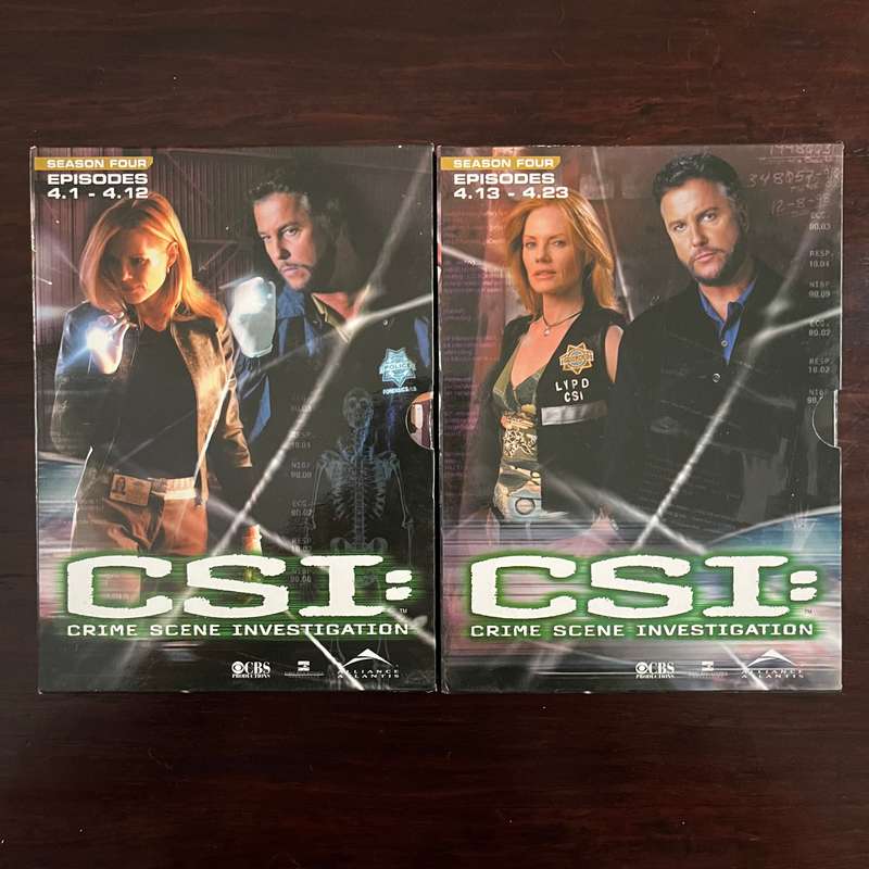 CSI Crime Scene Investigation - Season Four South African Press 6DVD Set
