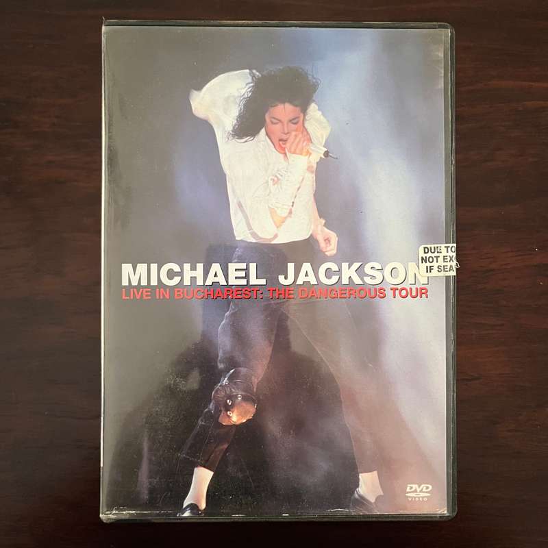 Michael Jackson - Live in Bucharest : The Dangerous Tour DVD South African Press