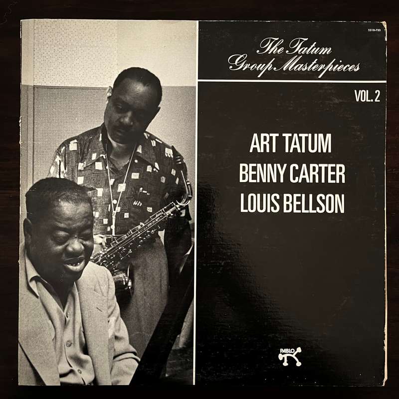 Art Tatum / Benny Carter / Louis Bellson - Masterpeices Vol. 2 Vinyl LP US Press Pablo Jazz