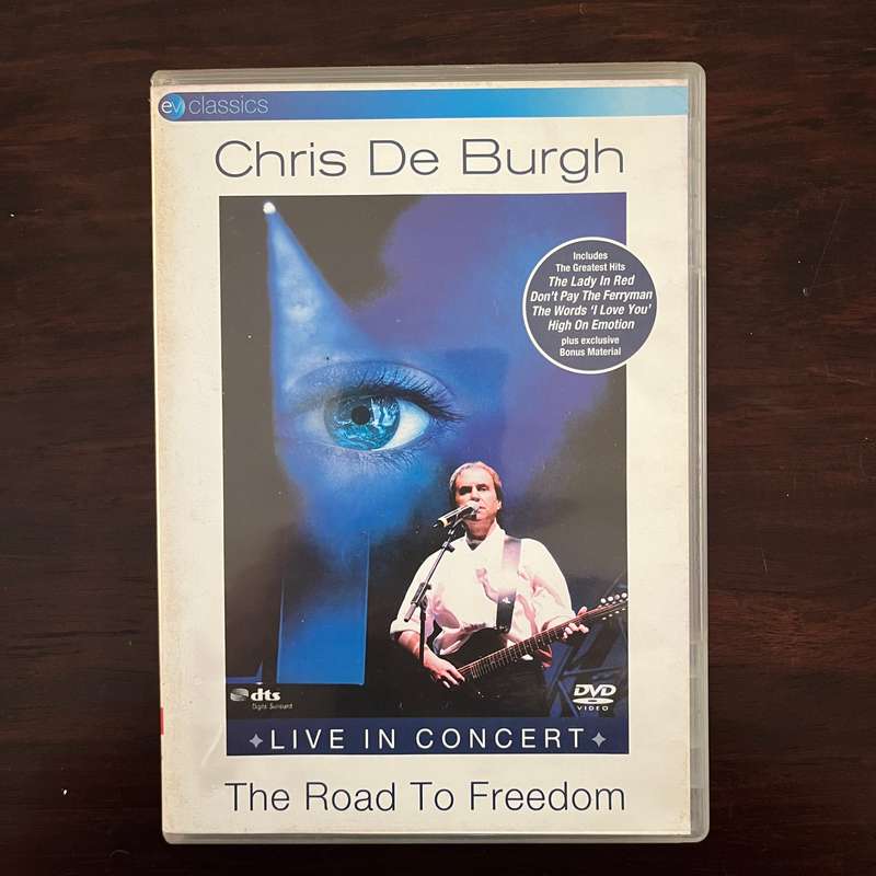 Chris De Burgh - The Road To Freedom Live In Concert DVD South African Press