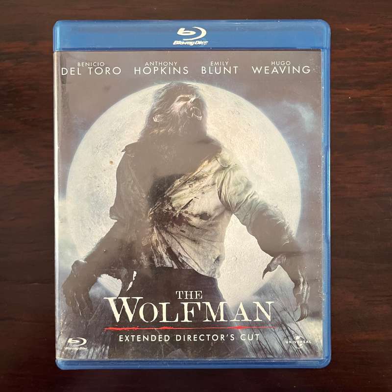 The Wolfman Blu Ray South African Press Benicio Del Toro Emily Blunt