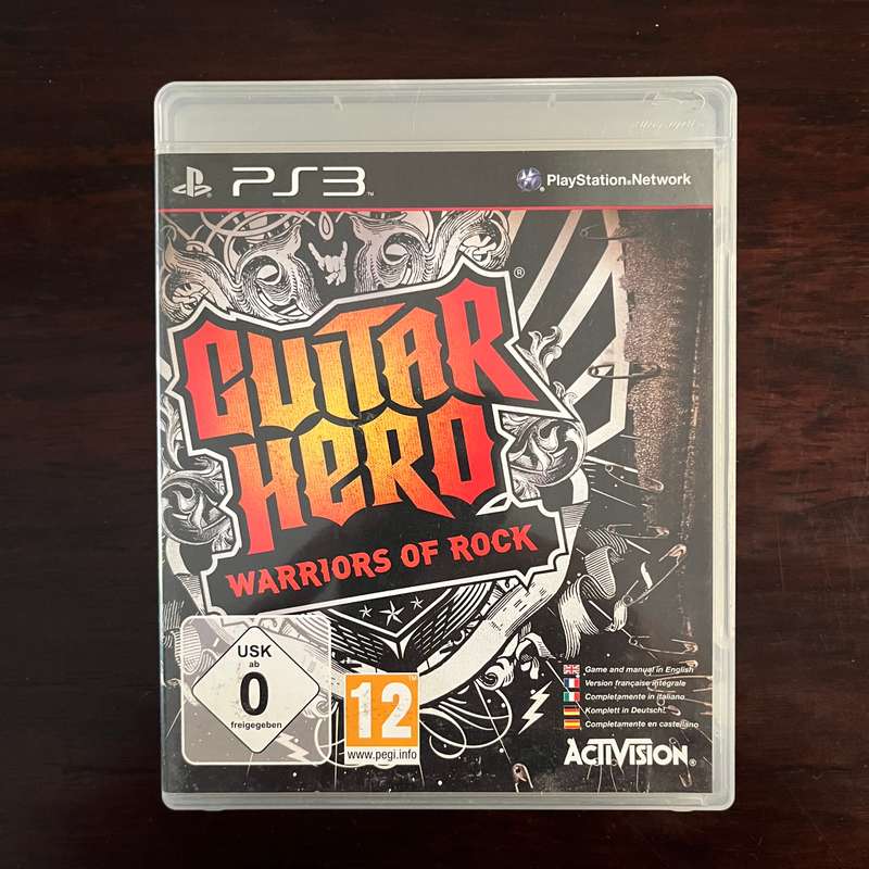 PS3 Guitar Hero Warriors of Rock Import