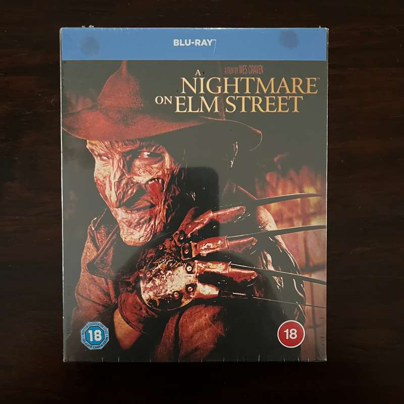 A Nightmare On Elm Street Blu Ray Steelbook with Slipcase Rare OOP UK Press