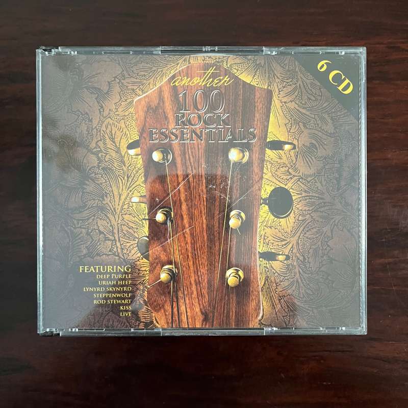 100 Rock Essentials 6CD Set KISS Thin Lizzy Live Alice Cooper 3 Doors Down
