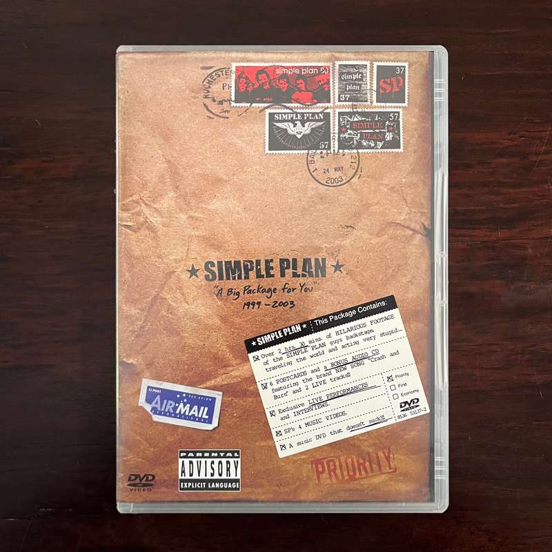 Simple Plan - A Big Package For You CD DVD Postcards Import